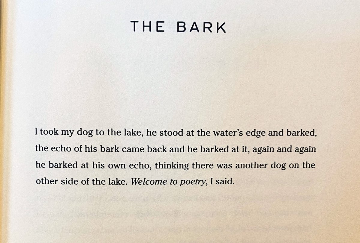 Mary Ruefle is an American treasure. This one from THE BOOK (Wave Books, 2023).