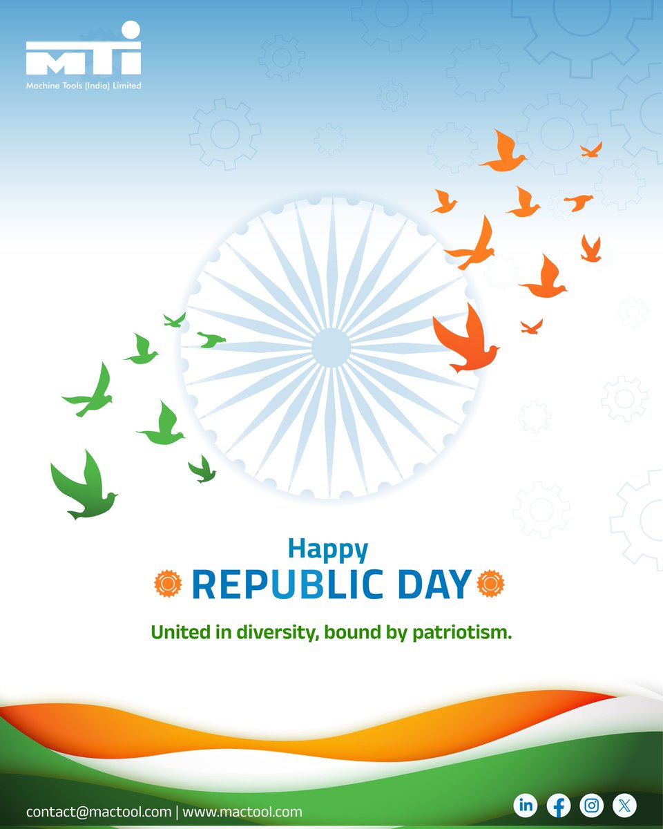 mactoolindia's tweet photo. Happy Republic Day to every Indian across the world!

#greetings #republicday #remember #sacrifices #india #proud #indian https://t.co/ynKg4xZvLT
