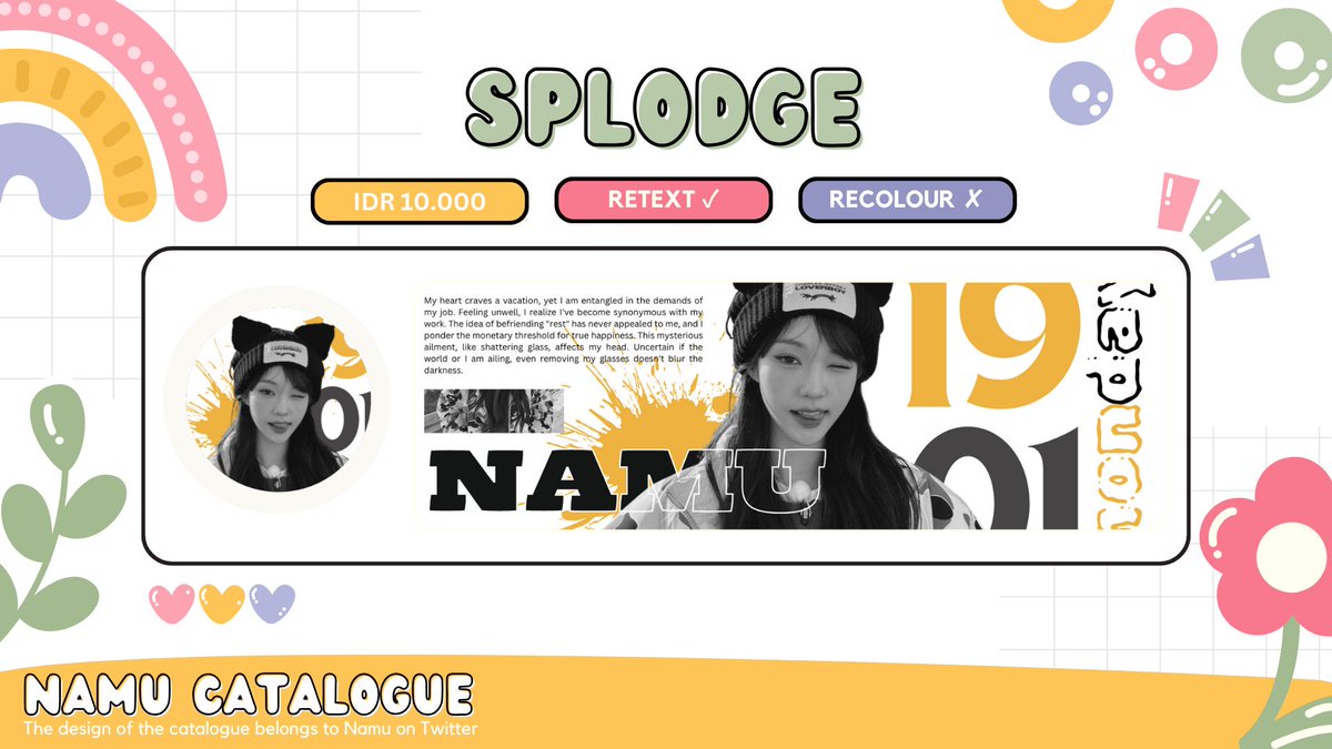 27O6J's tweet image. Help RT? Maacii

HALOO! Namu Open Titipan.
Aku mau buat RS pake catalogue aku yg ini ada yg mau nitip?? Boleh sung dm aja ya form nya. Danke!

#zonauang #zonajajan t layout rs req