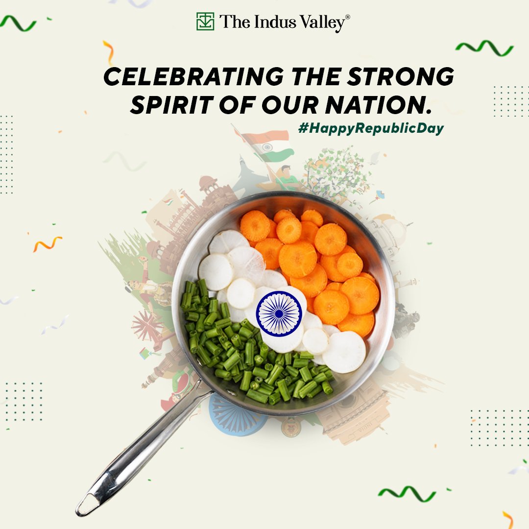 🧡🤍💚 Happy Republic Day! Take pride in having cookware that brings out true Indian flavours! Toxin-free cookware that’s truly ‘Made in India’🧡🤍💚

#TheIndusValley #HealthyCookware #MissionHealthyKitchen #RepublicDaySpecial #RepublicDay2024 #RepublicDay