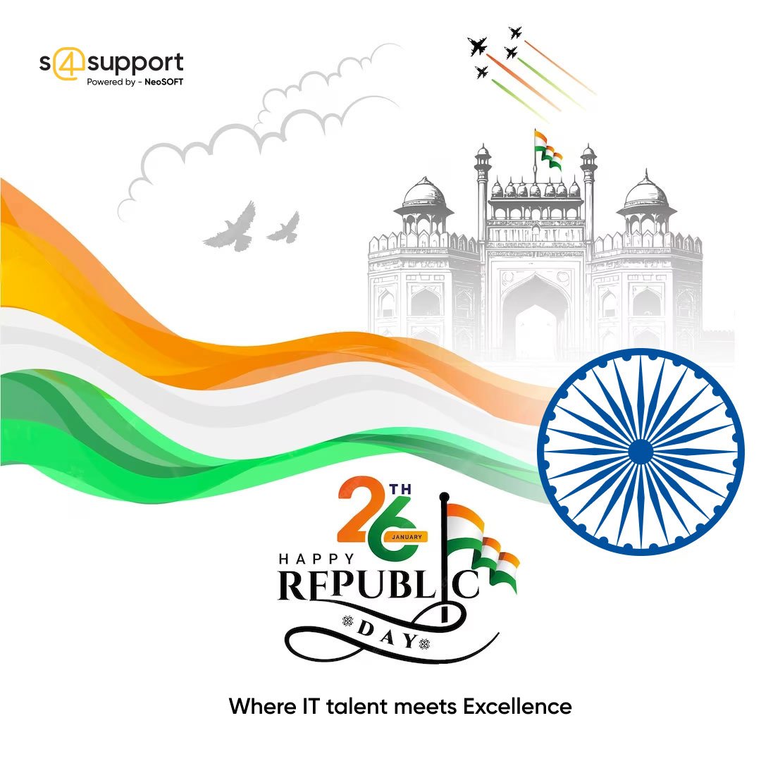 #HappyRepublicDay to all! Today, as we celebrate our nation's achievements, let's also recognize that it's where talent meets excellence and that true progress is made. Here's to a future where every individual's skills are nurtured, and brilliance shines across our great land.