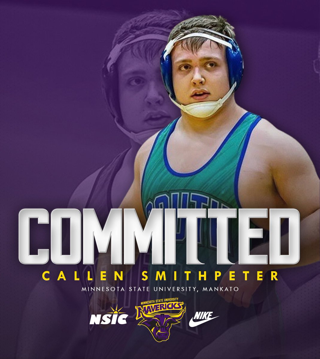 I would like to thank my coaches, teammates, and most of all my parents. Without their support my dream to wrestle at the next level would not have come true. With that being said I can't wait to continue my education and wrestling career at Minnesota State University, Mankato