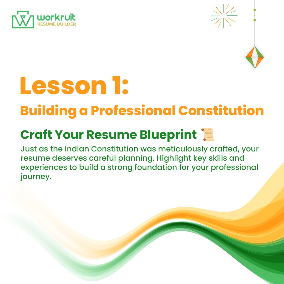 workruit's tweet photo. Freedom in mind, faith in words, pride in our hearts! Celebrating the colors of unity on Republic Day #happyrepublicday

#republicday #republicday2024 #heritage #unity #india #patrostism #businessgrowth #business #ResumeAI #resumebuilding #careergrowthtips https://t.co/vQ8GlQLLeO