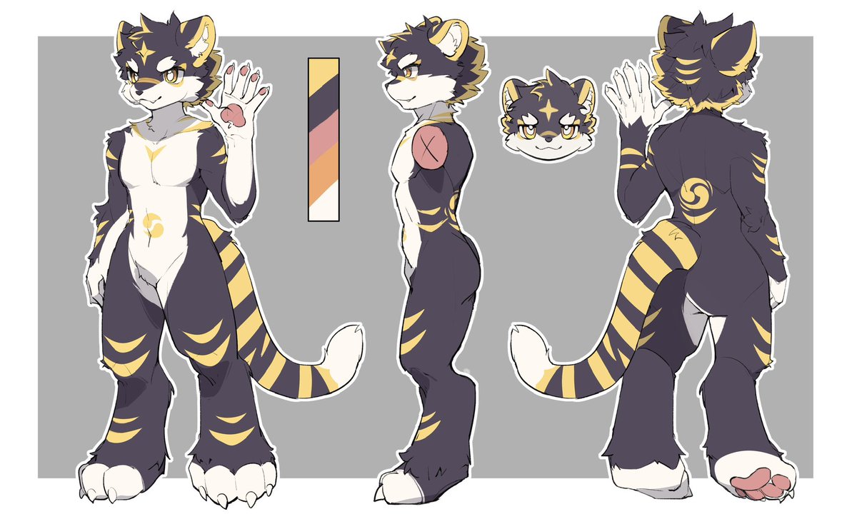 BlackYanWu's tweet photo. #Fursona 
Hope see u soon） https://t.co/B0WZ9LKPXH