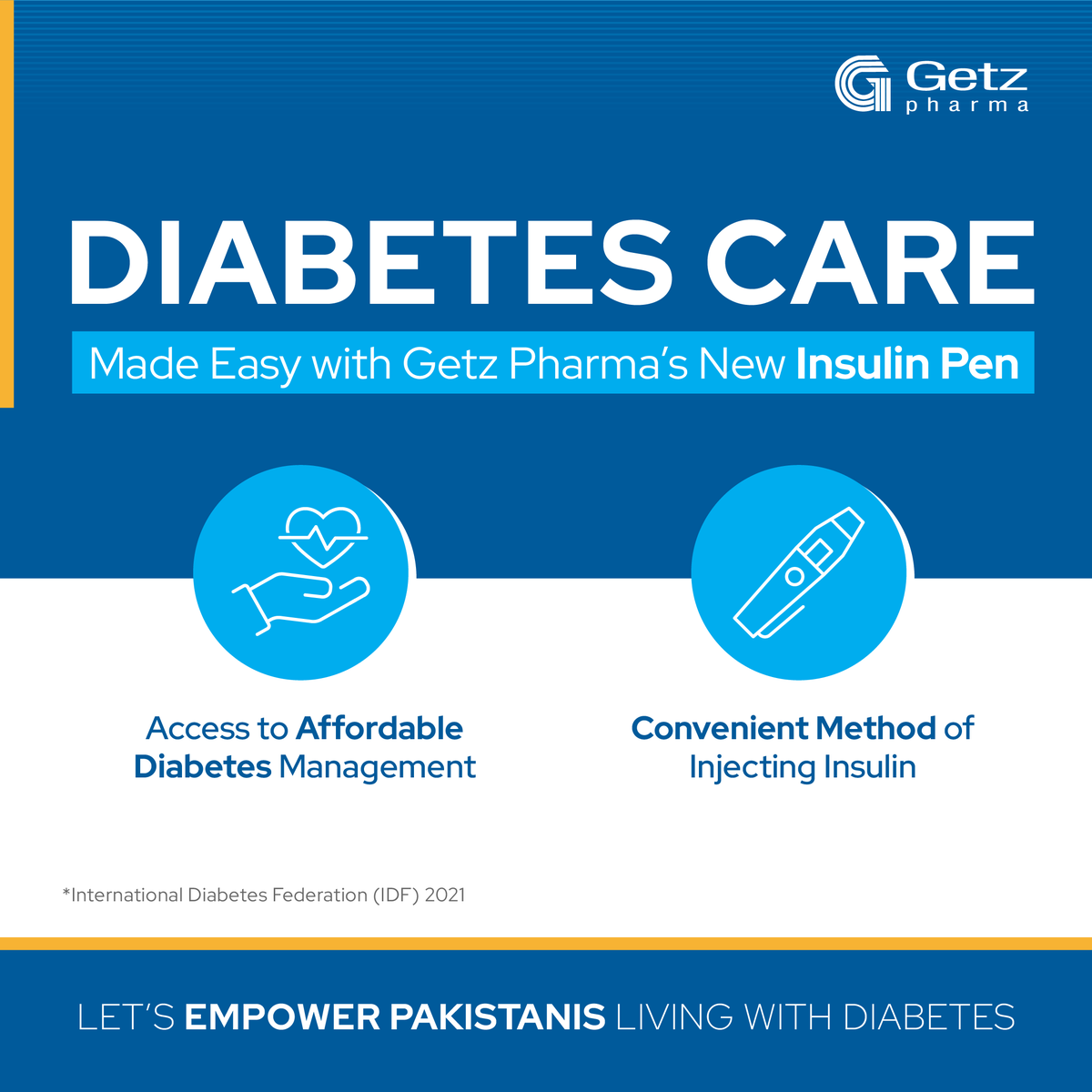 In Pakistan, where one-fourth of adults are affected with diabetes, #GetzPharma strives to enhance healthcare by introducing the insulin pen alongside its trusted insulin vial. This addition not only upholds quality standards but also offers convenience for individuals managing