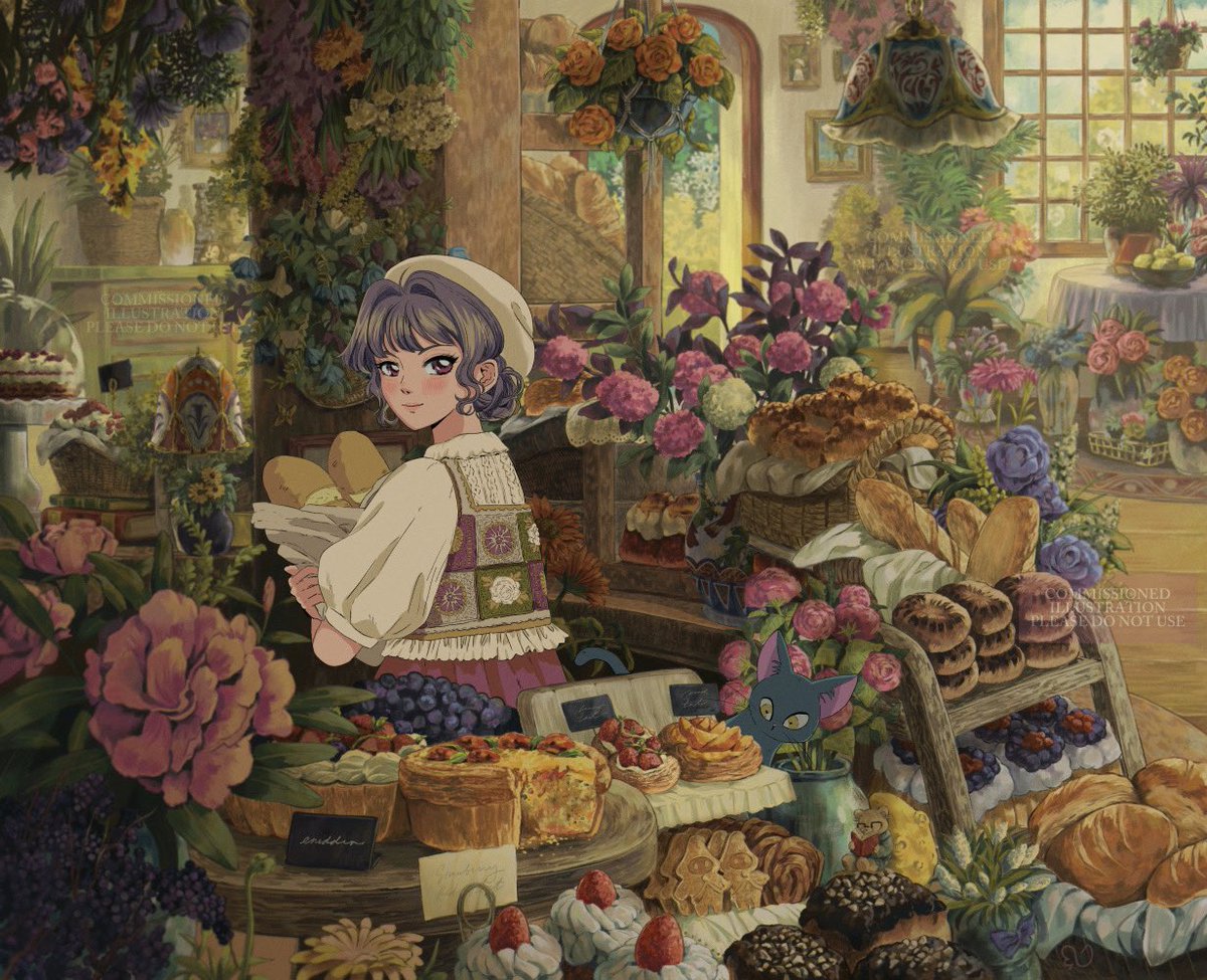 🥐🍞🥖 illustration for @minatoast 💜