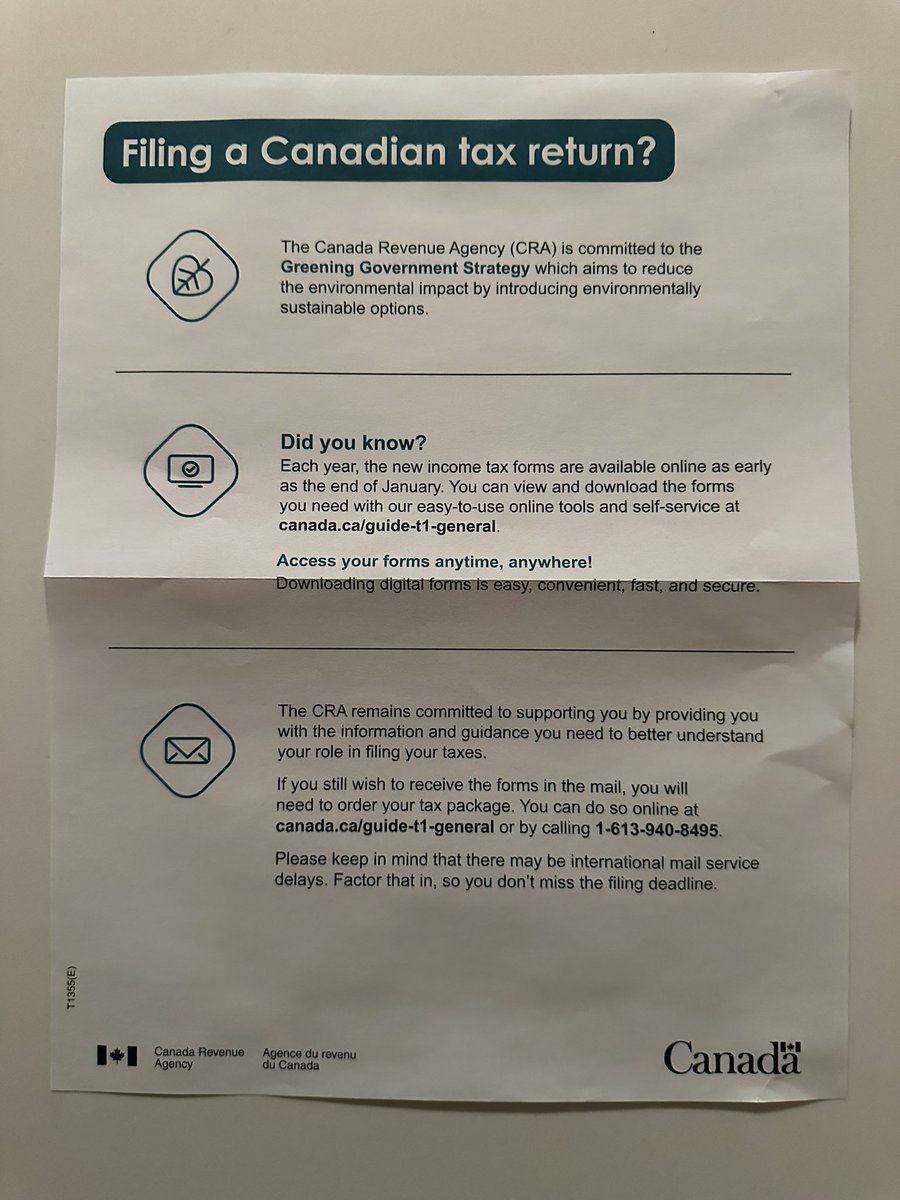 trizvi's tweet image. This has to be a joke. @CanRevAgency just *mailed* me a letter all the way to NYC (with an envelope), just to tell me they have a Green Government Strategy that aims to reduce environmental impact. This government is in shambles.