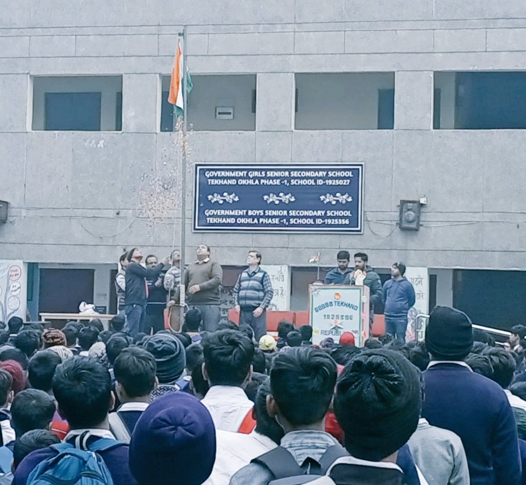 G1925356's tweet photo. As we unfurl our national flag, remember and honour the sacrifices of our brave freedom fighters. Happy Republic Day

Glimpses of Republic Day Celebration at school. Students motivated for their performance in academics.
@Dir_Education
@PankajRohi51563
@mfor_manish https://t.co/HWJSGo6u9T