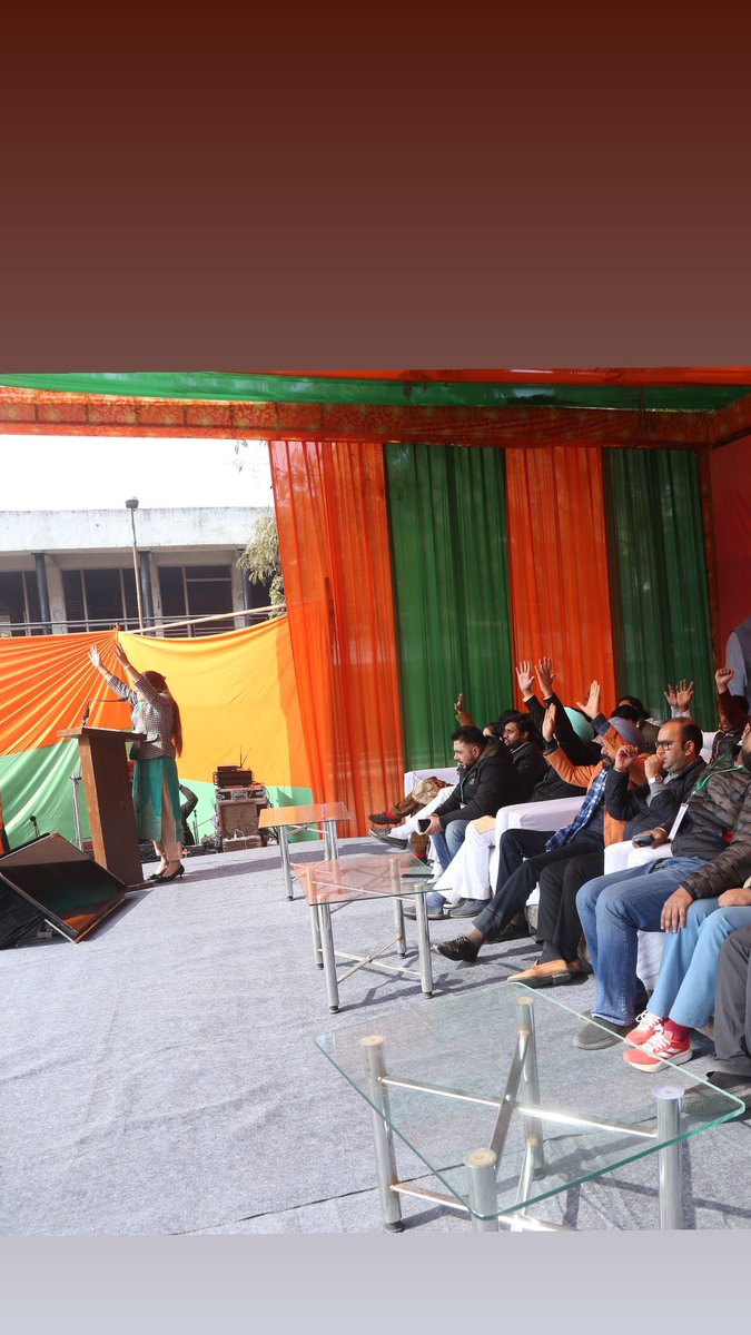 khushbooBJP's tweet photo. Glimpse Of #NavMatDataSammelan https://t.co/VifxFo4VfA