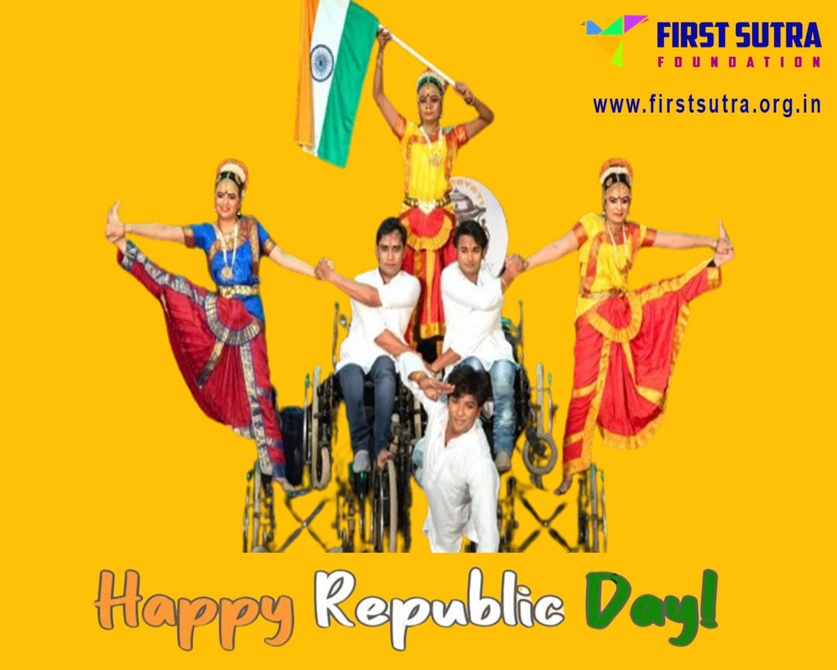 On behalf of the <a href="/FirstSutraFdn/">First Sutra Foundation</a> team we wish everyone a Happy Inclusive 75th Republic Day. 
<a href="/PrakashWKamatPK/">Prakash W. Kamat</a>
<a href="/Siddharthakb76/">Siddhartha Behera</a>
<a href="/SanjibDash76/">Sanjib Dash</a>

#inclusion #republicdayindia #75thRepublicDay 
#WeAreONE