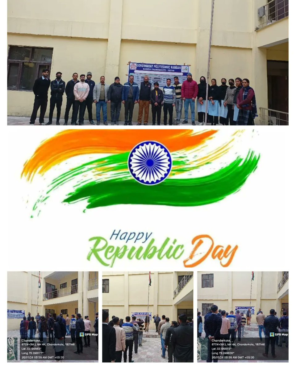 RambanGovt's tweet photo. On #Republic Day, let’s pledge to uphold the ideals of our Constitution and work towards a brighter and more harmonious India.
#HappyRepublicDay2024 https://t.co/jyP6IXZdvh