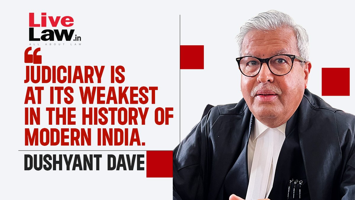 Judiciary is at its weakest in the history of modern India : Sr Adv Dushyant Dave [Interview to be published soon]

#SupremeCourtofIndia #SupremeCourt