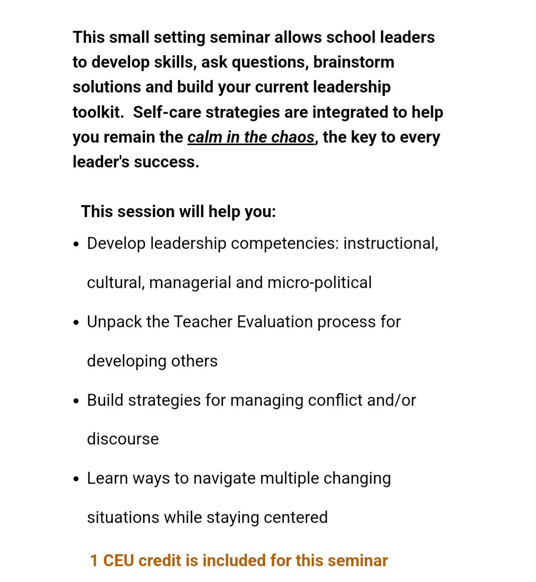 lynnej007's tweet image. Want to better navigate situations in your leadership role? Need to feel more confident and centered while doing so? Join us February 23rd in Chapel Hill. Contact me directly for registration as space is limited for this event.
@leadandlearnNC