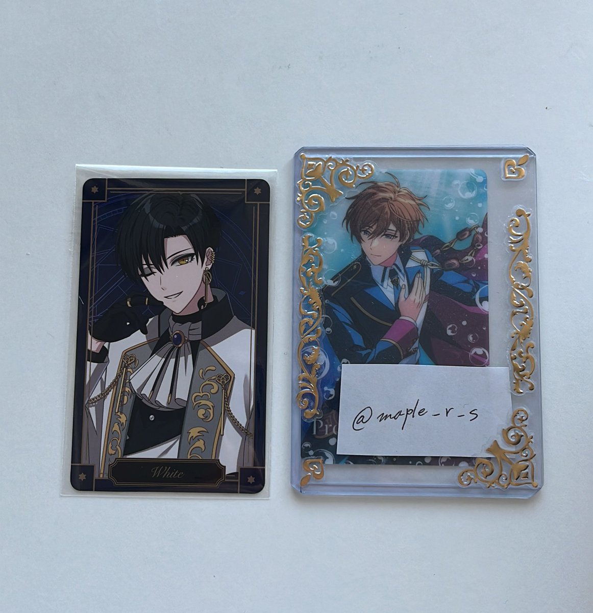 maple_r_s's tweet photo. 【交換】まほやく 魔法使いの約束 アイライナー ラブライナー カード

譲→ホワイト(ノーマル)

求→ファウスト(ホロ、ノーマルどちらでも)

都内手渡しだとありがたいです。難しそうであれば郵送取引でも大丈夫です。
検索からでもお気軽にお声がけください。 https://t.co/4Na20OrgI7