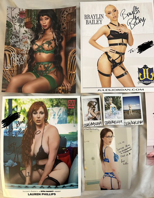 Look what I got at avn. New photos for my wall. Great to see everyone &amp; meet new people too! @itscassidyluxe