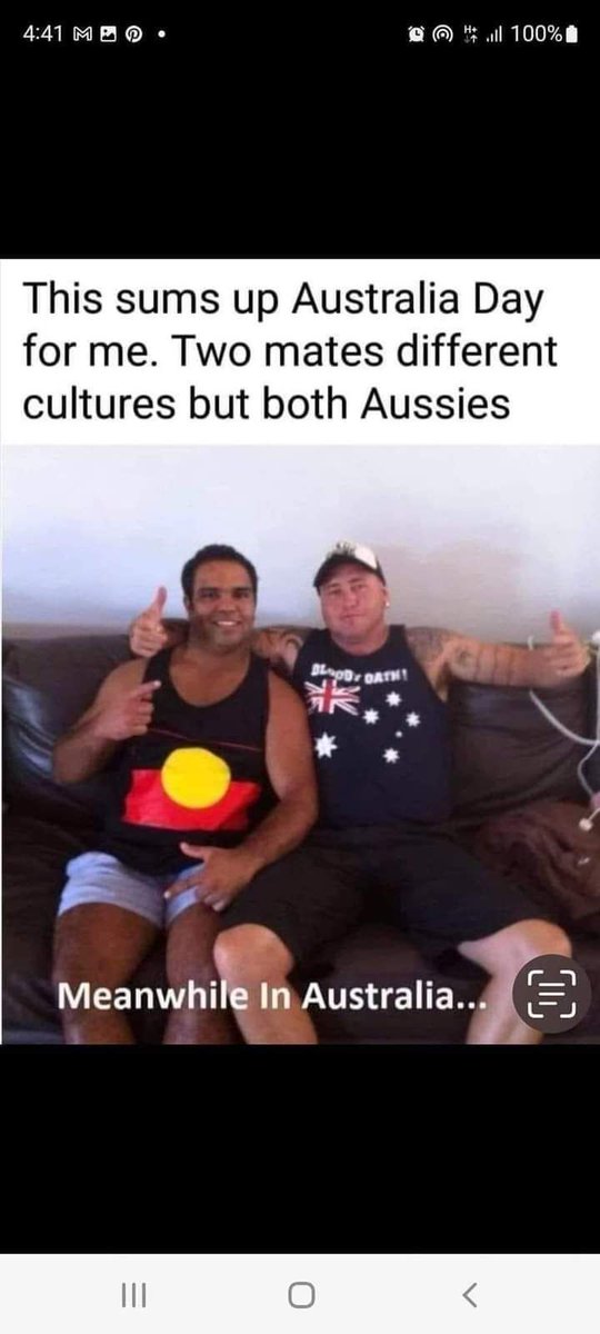 It's not safe yet for me to post an actual photo of myself and my Best Friend, but someone else has thankfully posted this, but I think you all get the idea 😉 #HappyAustraliaDay