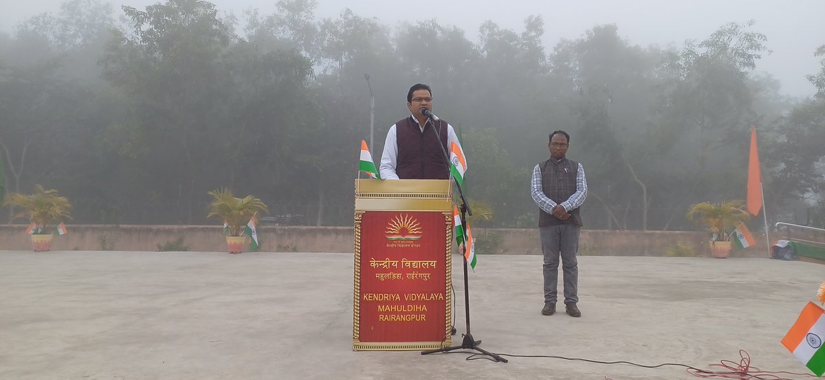 KVRairangpur's tweet image. Republic Day 2024 Celebration at Kendriya Vidyalaya Mahuldiha Rairangpur.
@KVS_HQ 
@KVSROBBSR 
@EduMinOfIndia
