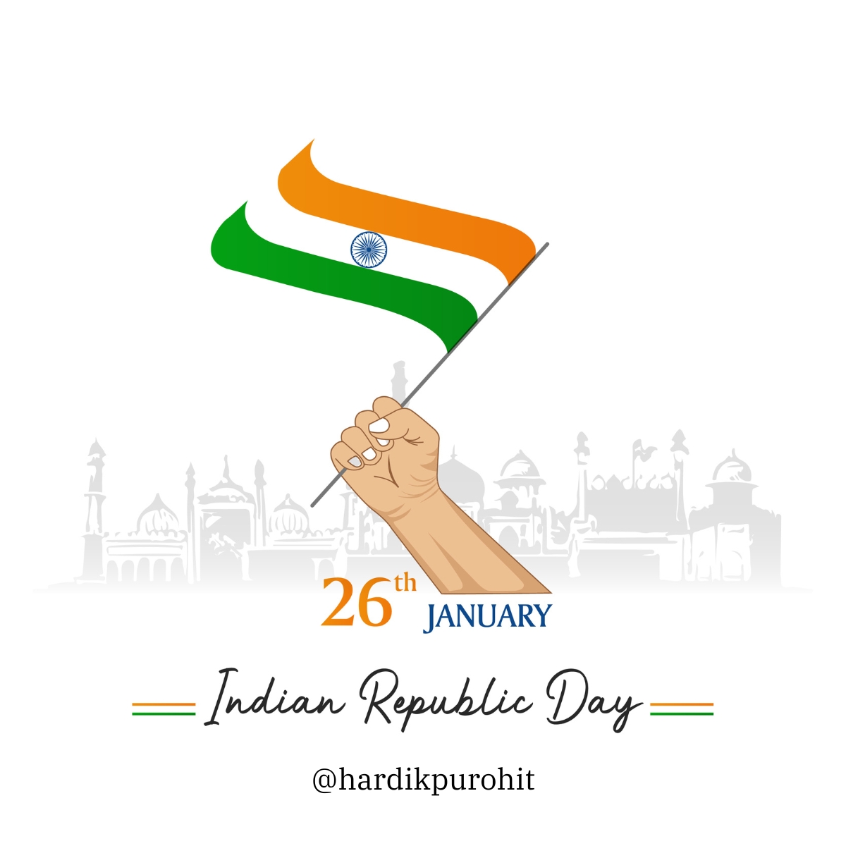 hardik00777's tweet photo. 🇮🇳🎉This #RepublicDayIndia, we commemorate 75 glorious years of unity, values, and progress. Celebrate with us as we recall our journey and pledge for a brighter future. Happy 75th Republic Day, India! #India75 🇮🇳🎉 https://t.co/MsC7D8TQU0