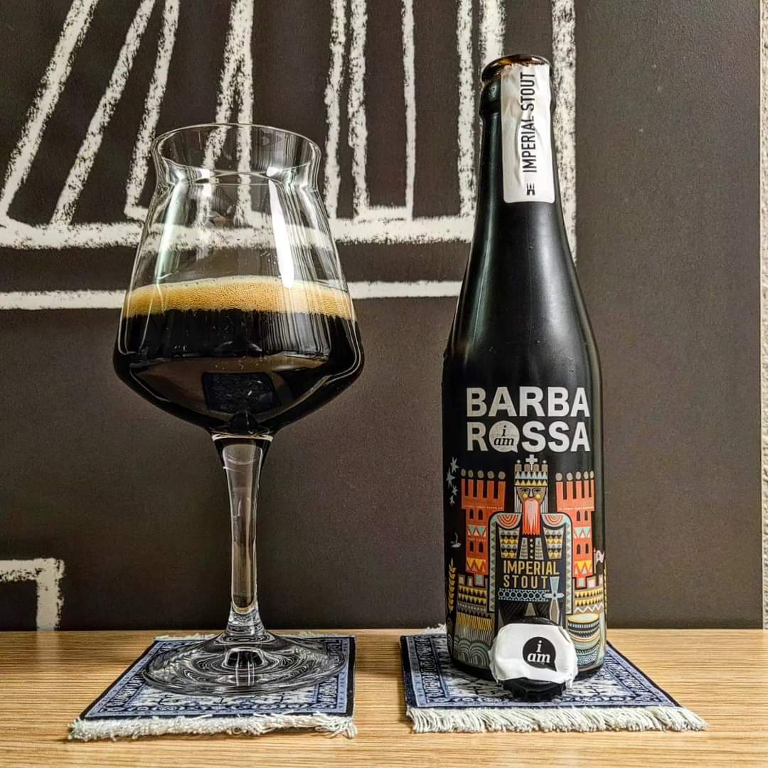brunnenbraeu's tweet photo. Barbarossa – Imperial Stout – Aged in Rye Barrels (****) 9,0%
#beeronthecarpet #keinbierfürnazis
#barbarossa #imperialstout #stout #barrelaged #grainli #evergrain #evergrainbrewing https://t.co/kXo7FdJRPw