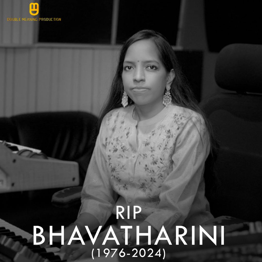In cherished remembrance of the extraordinary singer #Bhavatharini, her enchanting melodies will resonate eternally within our hearts. Your absence is profoundly felt #RIPBhavatharini 💔🎶 @ManickamMozhi @proyuvraaj