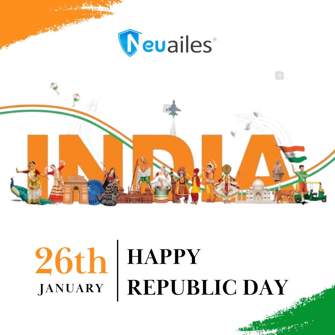 May the spirit of our constitution shine as bright as the tricolor on this Republic Day!

#Neuailes #RepublicDay #TricolorShine #NationalPride #ConstitutionalValues #RepublicDay2024