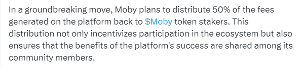 kimyg002's tweet photo. 신규 런치패드 플랫폼 : MOBY

불장엔 IDO가 돈이 되기때문에 투자자들도 몰리고 각종 신규 프로젝트, 런치패드 프로젝트들이 생겨남.
그리고 그만큼 스캠이나 스캠이 아니더라도 사업or가격적으로 망하는 프로젝트들도 많고 대박나는 프로젝트들도 많음. (DYOR , NFA , 리스크 관리 강조)

MOBY는 신규 런치패드 프로젝트들 중 관심 가져볼만한 프로젝트라고 생각해서 간단히 정리해봄.

1. Backers
MOBY는 일단 Backer 목록으로 스캠여부는 통과.
아래 서포터 목록의 상단에 Story protocol 의 파운더, 조셉영, Cole0x 등 크립토 유명인사들이 있는데, 어드바이저인지 엔젤투자자인지는 모르겠음.

2. 특징
- LBP, Cap 제한/비제한 세일, 맞춤형 세일 등 프로젝트에 따라서 다양한 방식의 세일 지원.
- 런치패드 수수료 수익의 50%를 $MOBY 스테이커들에게 분배.
3. Wen luanch ?
- 홈페이지에 들어가보면 7일 18시간 정도 남은 타이머가 가고있음.
- 런치패드 프로젝트이기도하고 프로토콜 수익을 스테이커에게 분배해주는 토큰 유틸리티가 있기 때문에 자체 토큰 출시(세일) 타이머가 아닐까 생각중.

4. 마무리
- 신규 런치패드 프로젝트로 약 일주일 후 출시 예정인 것으로 보임.
- Backer 목록에 Story Protocol, Elixir의 파운더/코파운더가 참여했기 때문에, 향후 해당 프로젝트들의 세일을 MOBY에서 진행할 수도 있을 것같음. 
(두 프로젝트 모두 커뮤니티에서 관심도 높은 프로젝트임.)
- 아직 정보도 부족하고 당장 뭐 할 수 있는것은 없으니, 추가 정보 팔로업하면서 일주일 후 뭐가 나올지 지켜볼 예정.