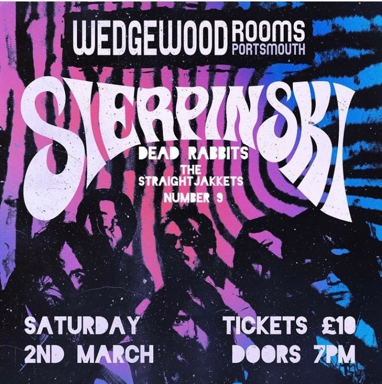 We are playing at @WedgewoodRooms on Sat 2nd March