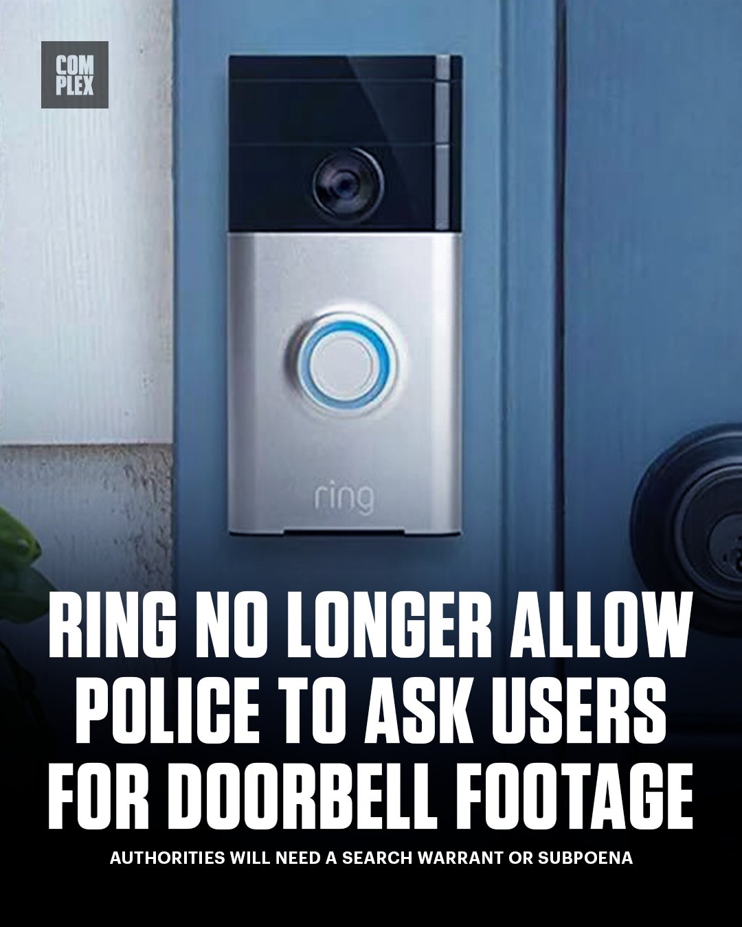 Ring will no longer allow police to request doorbell camera