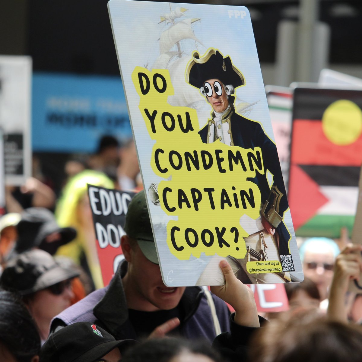 LensCompassion's tweet photo. Invasion Day Melbourne Naarm
#InvasionDay24 #InvasionDay  #paytherent #AlwaysWasAlwaysWillBe https://t.co/1WmL2Rm40H