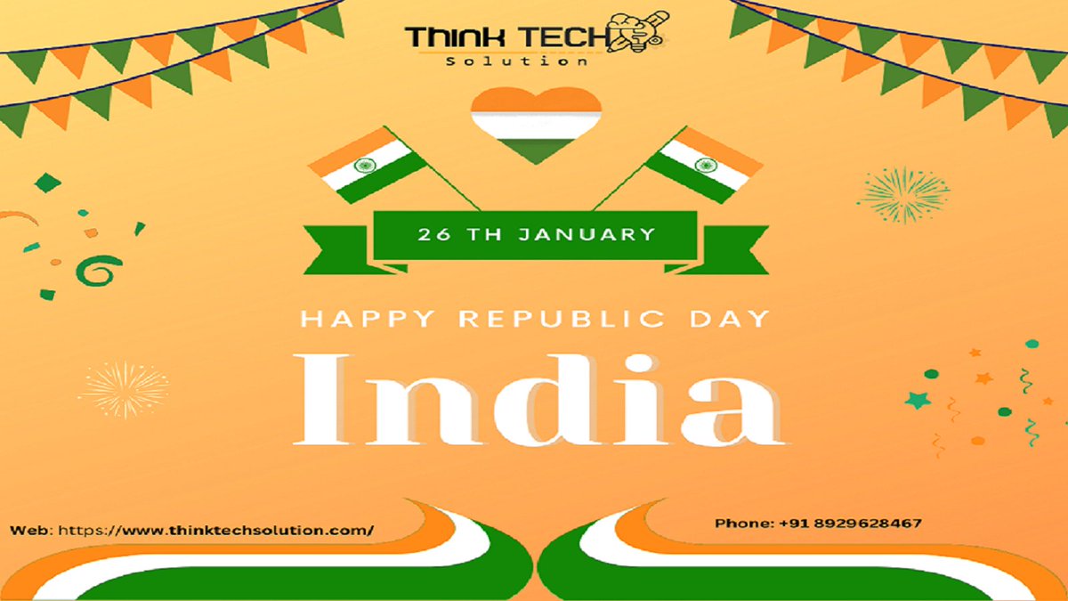 ThinkTechSolut2's tweet image. Think Tech Solution Team wishing you a day filled with patriotic spirit, joy, and the warmth of family and friends

#happyrepublicday2024 #indianday #exclusiveseoleads #leadgeneration #b2cleads #b2bleads #thinktechsolution
