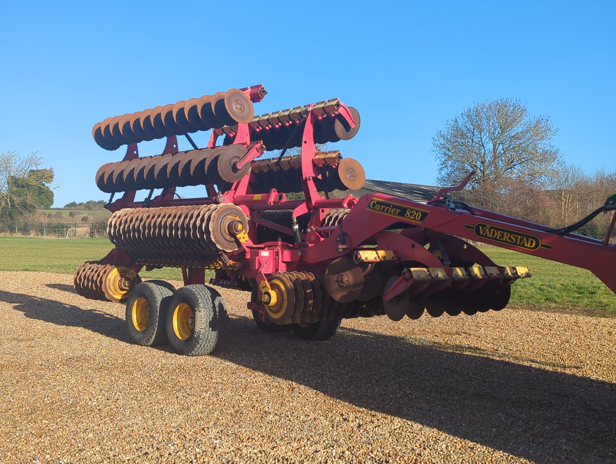 VÄDERSTAD Carrier CR820 #cultivator 8.2m for Sale
stock no. 11017974
🗨️ To enquire, please call +44 (0)1926 640 637 or drop us an email at sales@amtec.co.uk

#Vaderstad #FarmEquipment #AgMachinery