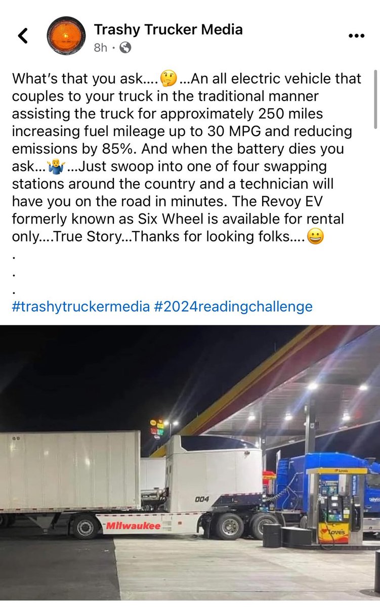 Whoa. What do y'all think?

@trashytruckermedia

#DispatchMasters #TruckingLifeUSA
#LogisticsGurus #CarrierNetwork #DriverDispatch #FreightLogisticsUSA
#TruckersCommunity #DispatchCentral
#TransportNation #TruckersUnited
#RoadFreightUSA #DispatchSolutions
#TruckingRoutes