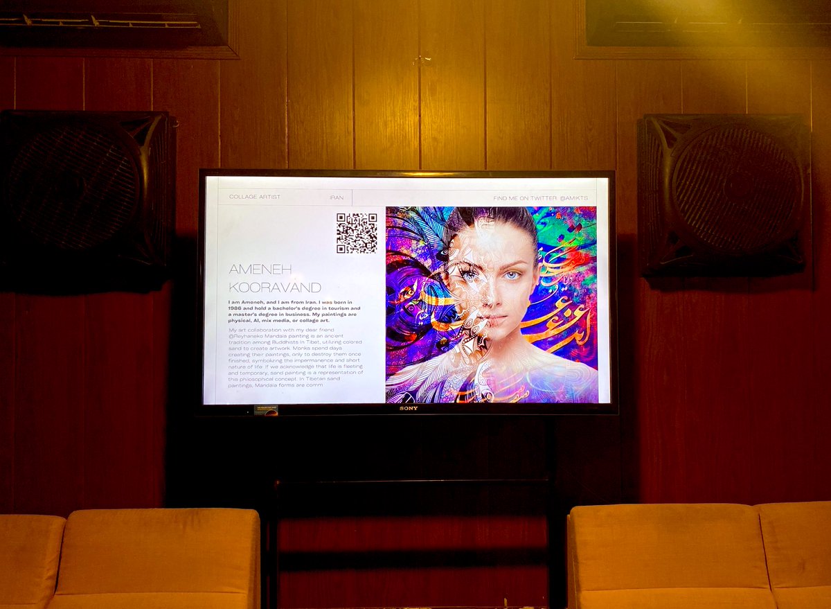 Mahnoor_H_Niazi's tweet photo. NFT NEXUS: Tri-City Unveil

City #02: Karachi, Pakistan

Tagging the beautiful work by @thesagarkapoor, @Amikts, @nfteidosgallery and @ChanduStun. Art is what makes people believe in any of these events and that makes me super grateful to each one of the artists who let us grace two of our exhibitions with their works so far. The promise is to keep taking ART and NFTS to everyone! 

On to our third city now, LAHORE (The cultural hub of Pakistan)

@Chaap_Global @abrarulhasan @60SIFF 

#NftNexus