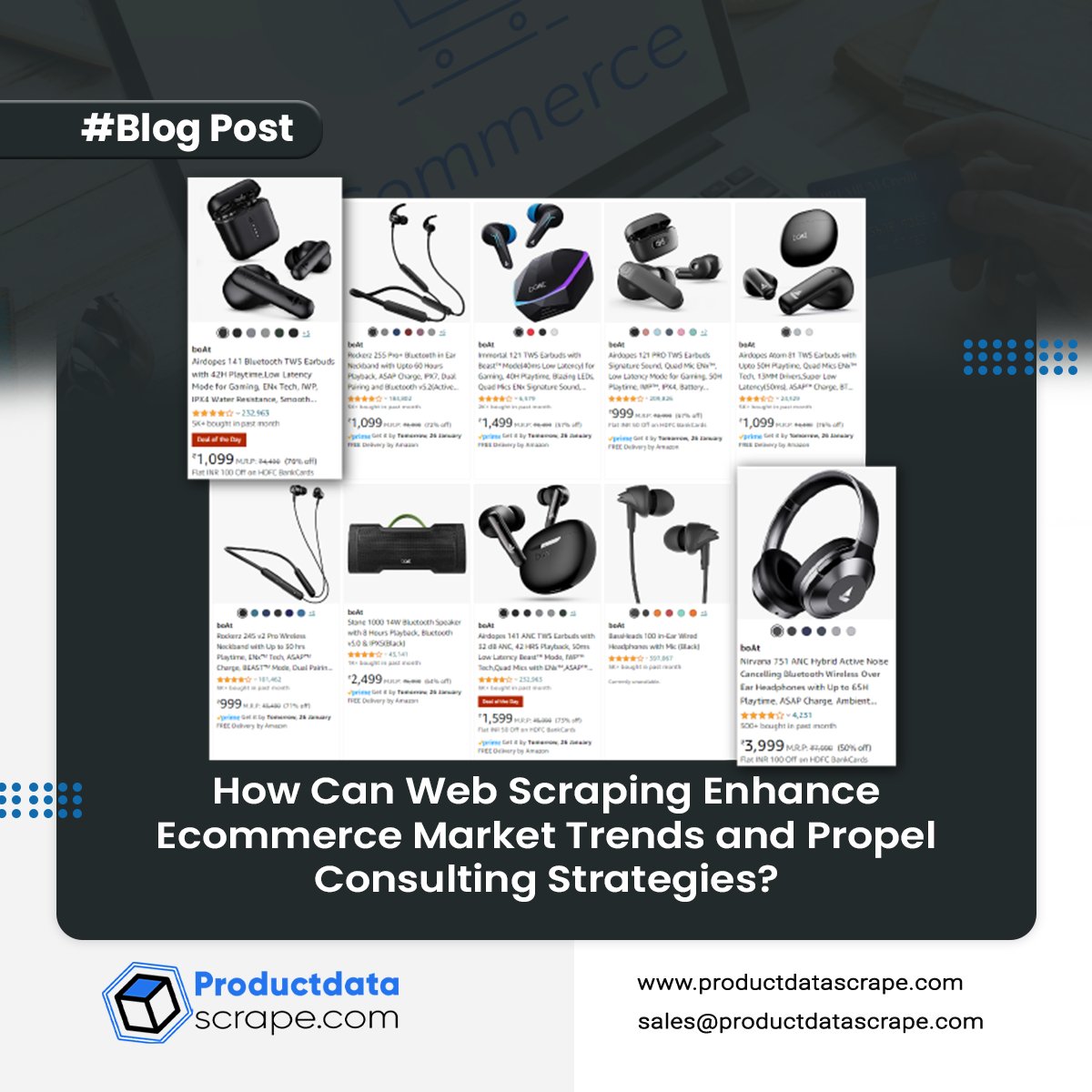 ProductScrape's tweet image. Web scraping is pivotal in propelling e-commerce market trends, playing a significant role in unlocking crucial insights, monitoring market trends, and enhancing overall strategic decision-making processes.

Know More:productdatascrape.com/scrape-ecommer…

#EcommerceWebScraper
#Unitedstates