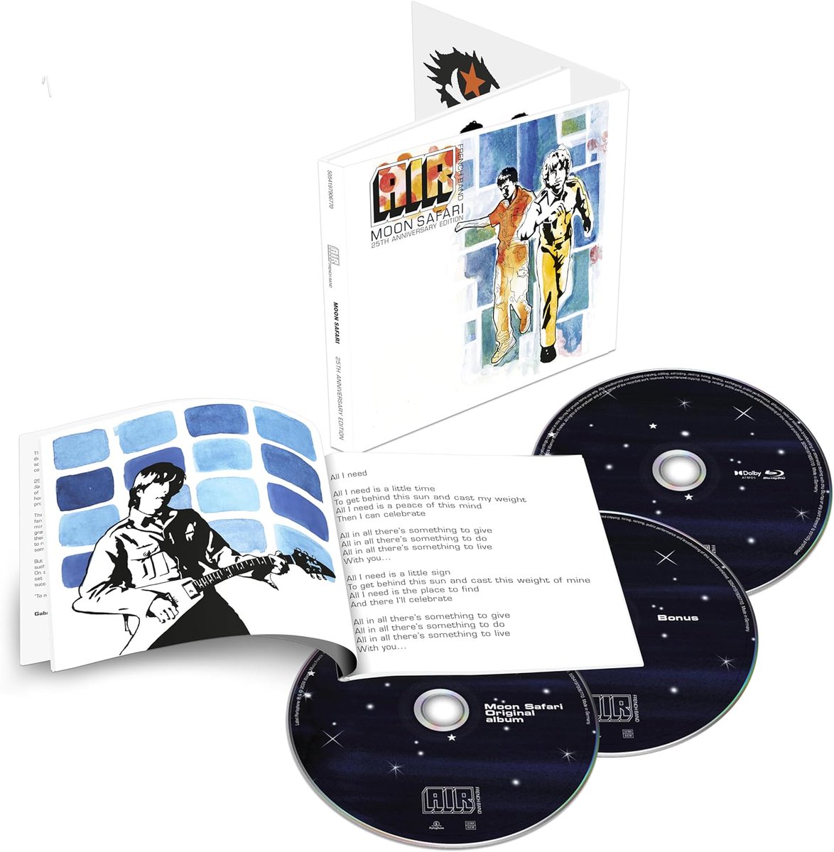 Pre-order the newly announced 2CD+blu-ray edition of Air's 'Moon Safari' from the SDE shop > bit.ly/49bU1iL