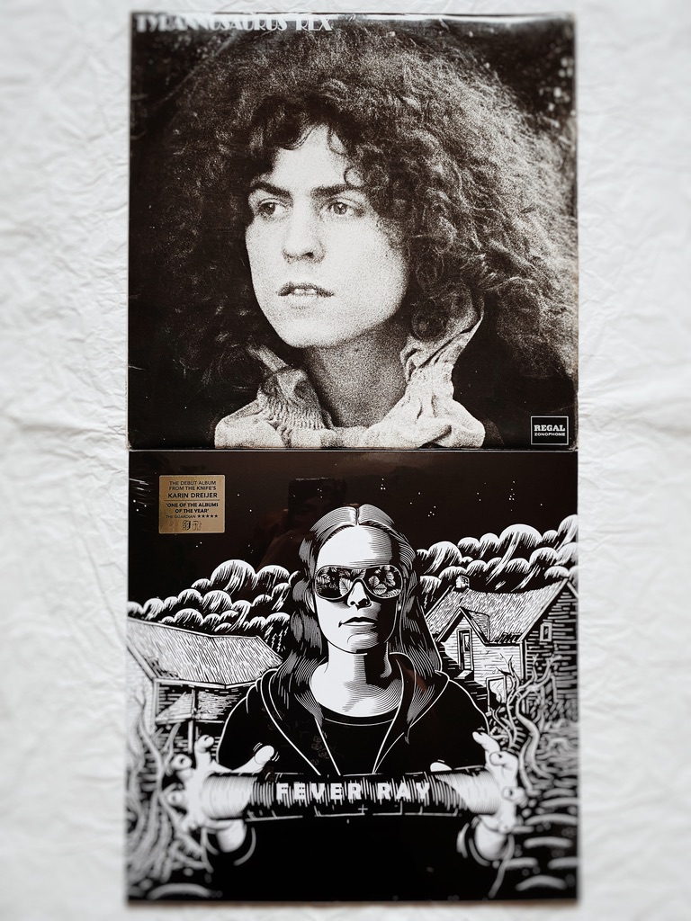 STARTING THE WEEKEND IN STYLE
Just Received Those Babies... 
#TyrannosaurusRex #MarcBolan #FeverRay #Music #VinylCollection #VinylLover #MusicLover #Vintage