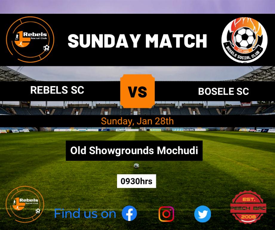We are on yet another warpath seeking revenge for all the loses we incured last year..we host <a href="/BoseleClub/">Bosele Social Club</a> this #RebelSunday ko Mochudi Old Showgrounds..swing by 👊