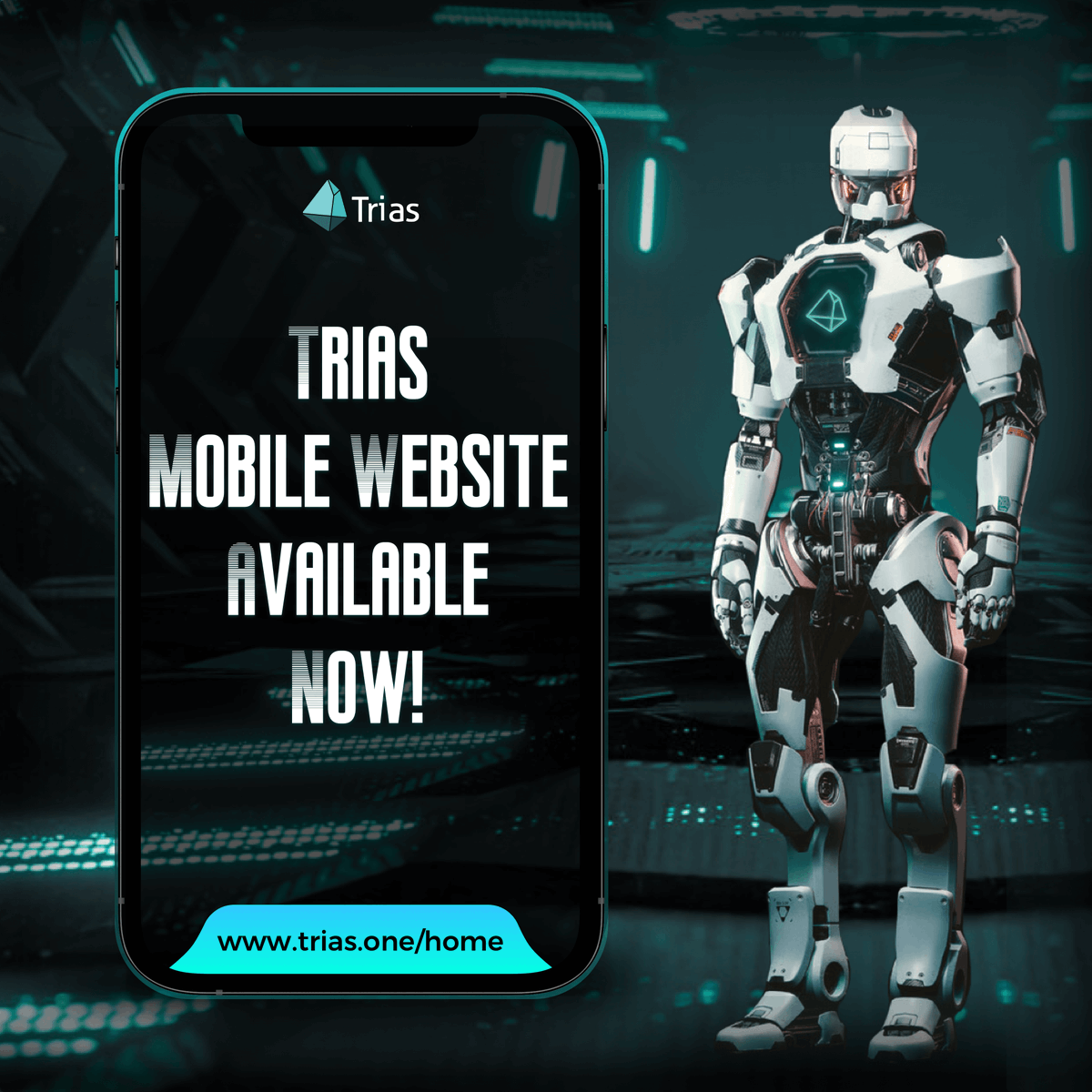 #Trias Mobile Website Available Now!📱

🎉We're thrilled to announce the launch of our newly revamped mobile website for Trias on January 26, 2024! 

This redesigned site prioritizes user-friendliness and accessibility on mobile devices. It boasts a responsive design, ensuring