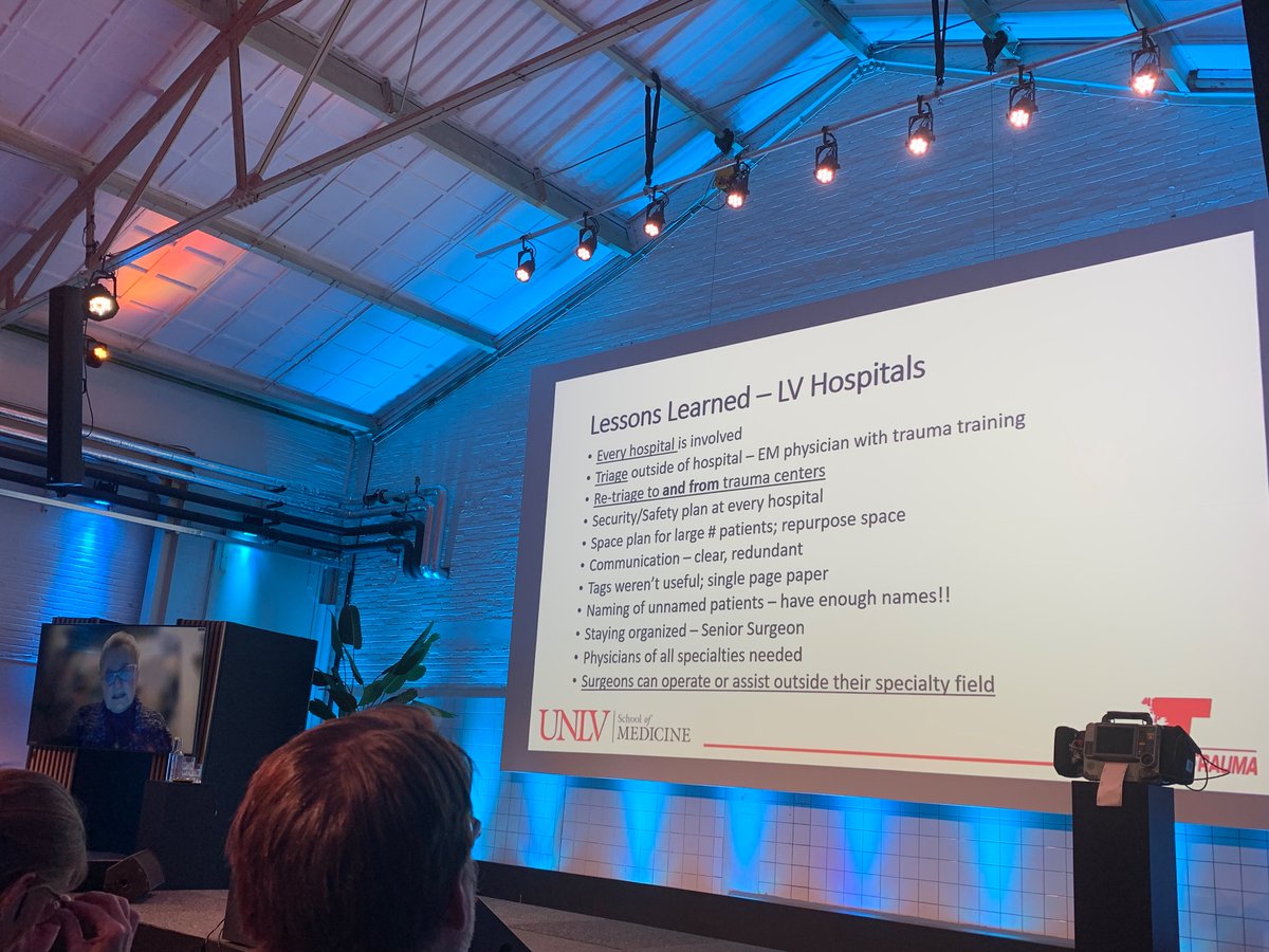 Lessons learned from a tragic mass casualty incident thoughtfully presented by Professor Deborah Kuhls.