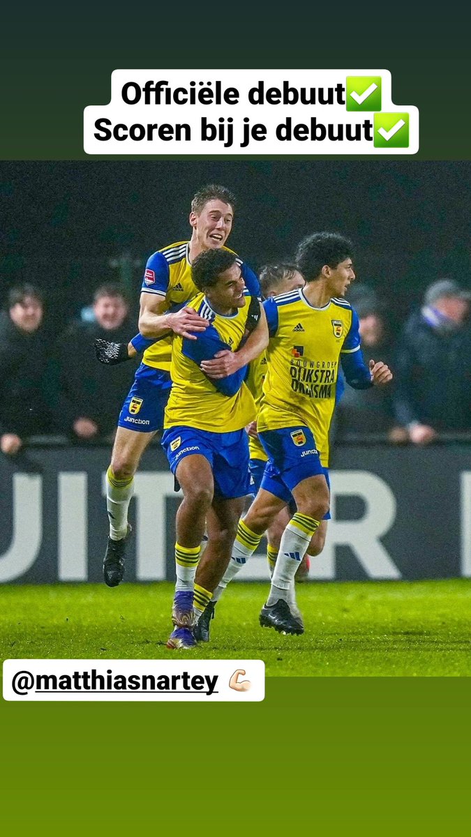 PatjeFerwerda's tweet photo. Wat een moment voor Matthias Nartey, jonge van de club > al sinds z'n 11e bij Cambuur en op zo'n manier je officiële debuut maken voor de club💪🏻⚽️ https://t.co/V6fXGP4qhm