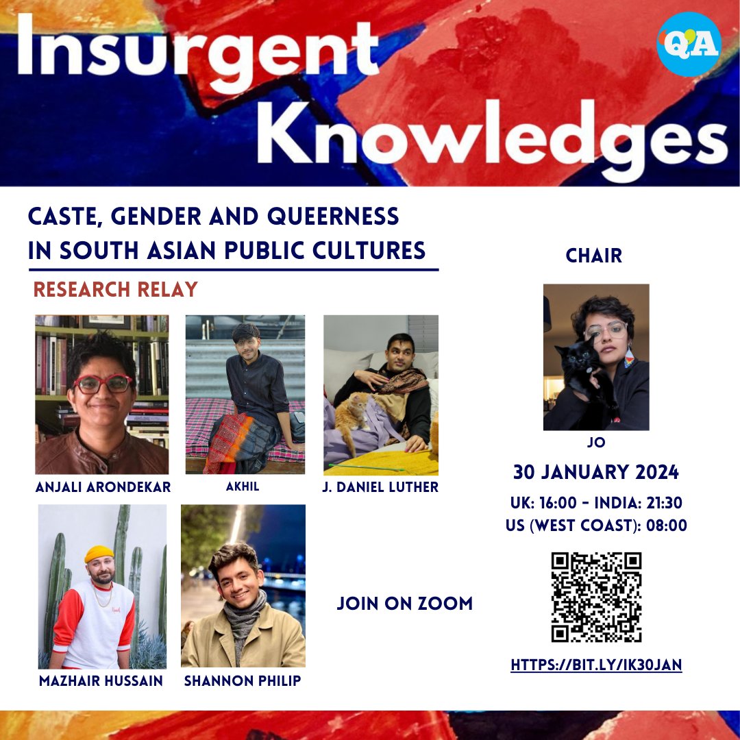 queerasia (@thequeerasia) on Twitter photo Please share and join us for this exciting research relay event on Caste, Gender, and Queerness in South Asian Public Cultures! thrilled to be collaborating with the #InsurgentKnowledges Collective and <a href="/anjaliarondekar/">@garam.hawa</a>, Akhil, <a href="/ShannonKPhilip/">Shannon Philip</a>, Jo, <a href="/JDanielLuther/">J. Daniel Luther</a>, <a href="/girthofvenus/">girthofvenus</a>! Please share and join us for this exciting research relay event on Caste, Gender, and Queerness in South Asian Public Cultures! thrilled to be collaborating with the #InsurgentKnowledges Collective and <a href="/anjaliarondekar/">@garam.hawa</a>, Akhil, <a href="/ShannonKPhilip/">Shannon Philip</a>, Jo, <a href="/JDanielLuther/">J. Daniel Luther</a>, <a href="/girthofvenus/">girthofvenus</a>!