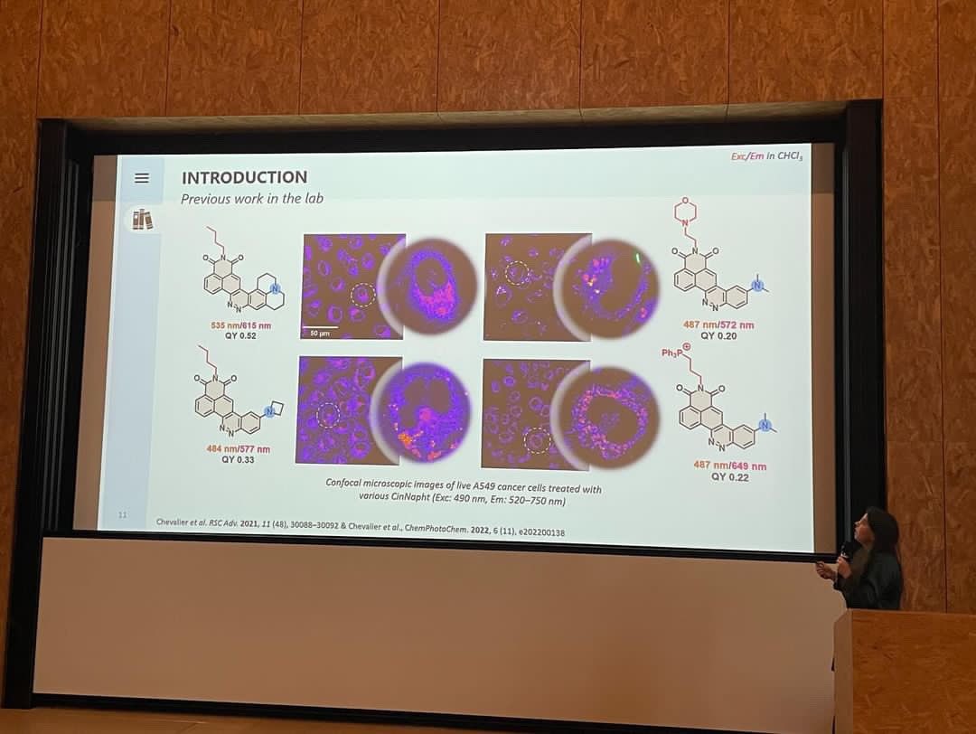 So happy and grateful to had the opportunity to present part of my PhD work at #ChemBio2024. ⭐️ Thanks to the organizing committee @SCF_ChemBio ! 

 @ICSN_lab @UnivParisSaclay @reseauSCF