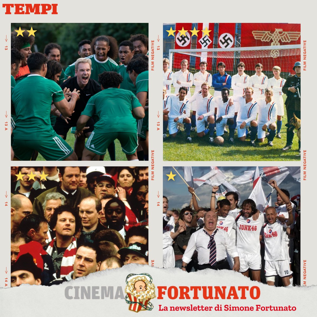 Tempi_it's tweet photo. Campioni in campo e nella vita, ma non sempre nei film. I fenomeni di John Huston e i brocchi delle isole Samoa, gli sfegatati dell’Arsenal e Lino Banfi imbolsito. Film sul football per tutti i piedi. La nuova puntata di “Cinema Fortunato”
https://t.co/bax2wHI5e2 https://t.co/TrC0WU3Cw7