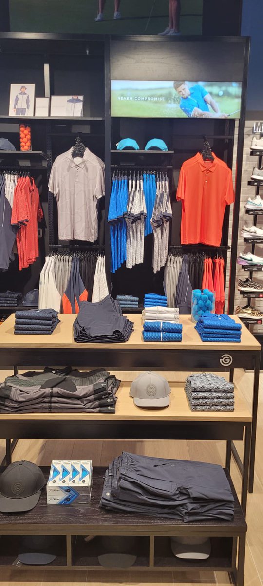 Strong @galvingreen presence at @eGolfMegastore in #dubai