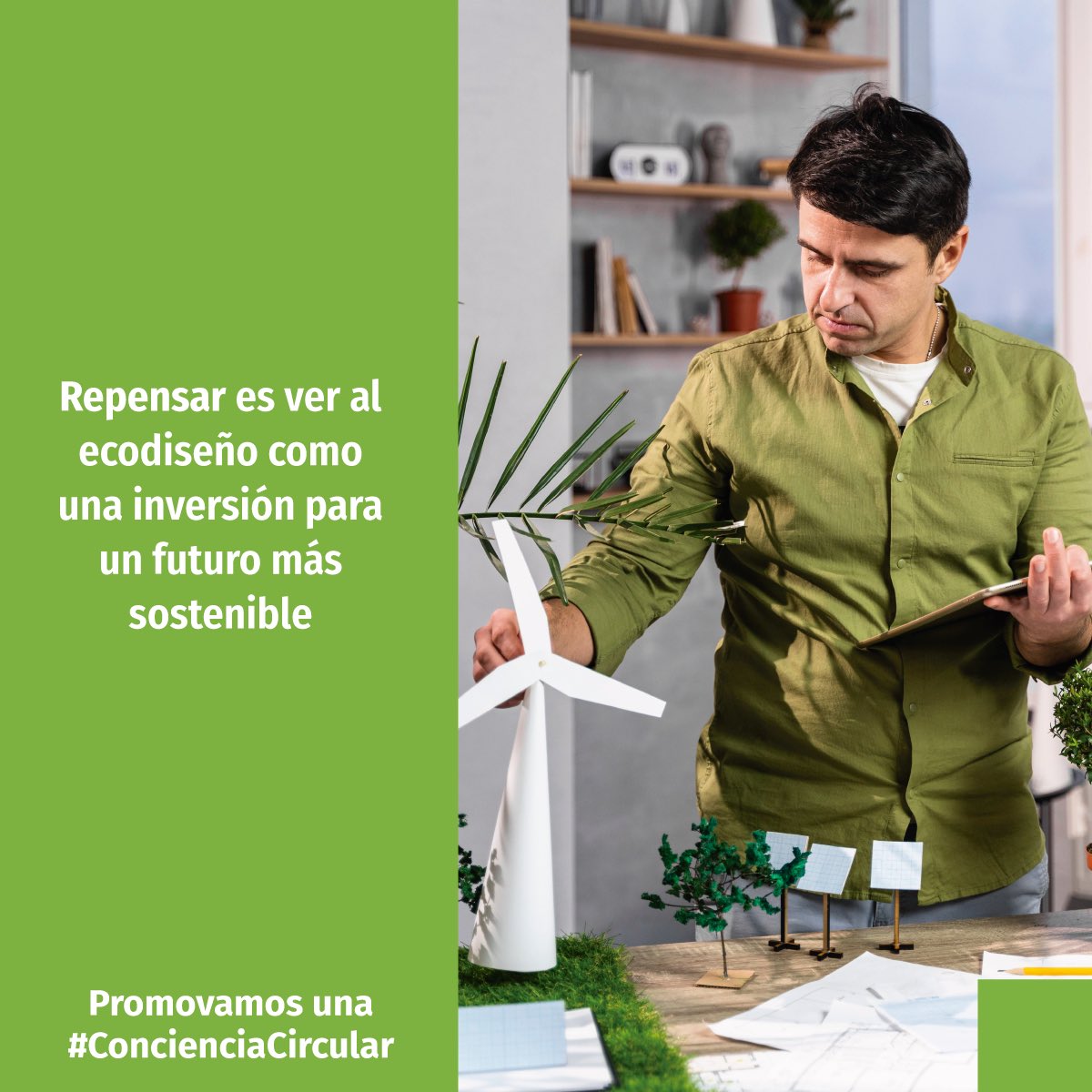 Eslared_Ve's tweet photo. El ecodiseño es un enfoque de diseño que tiene en cuenta
el impacto ambiental de un producto desde su concepción
hasta su final de vida. Al repensar y aplicar el ecodiseño,
podemos reducir el impacto de nuestros
productos de muchas maneras.
Promovamos una #ConcienciaCircular https://t.co/hYRHYGQ55v