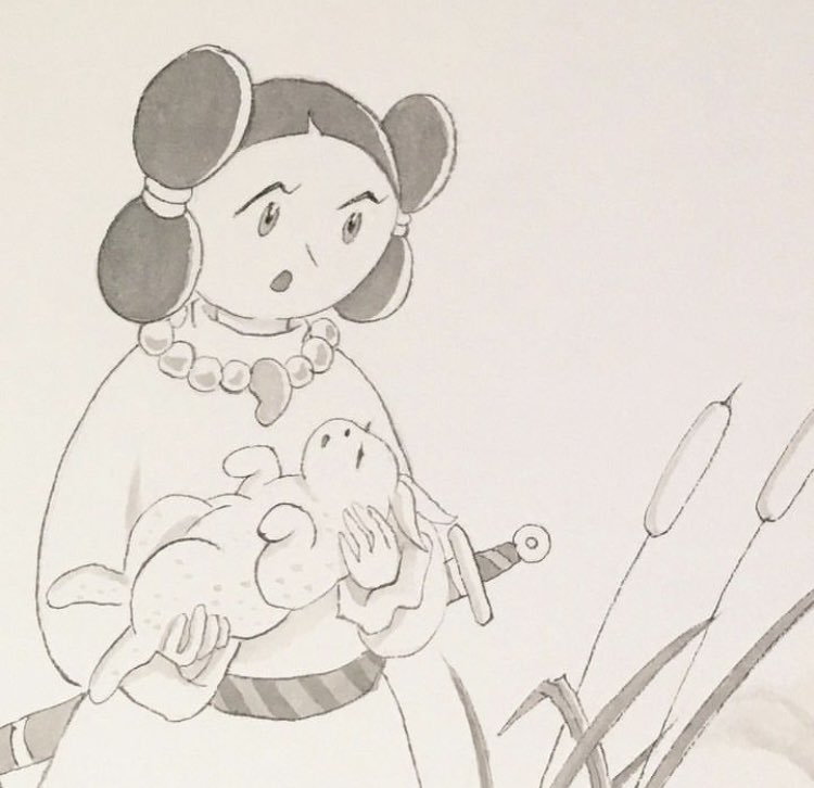 【イラスト再掲】

古事記・日本書紀にはまっていた頃描いたイラスト。
この題材はいつかまた再開したい。 