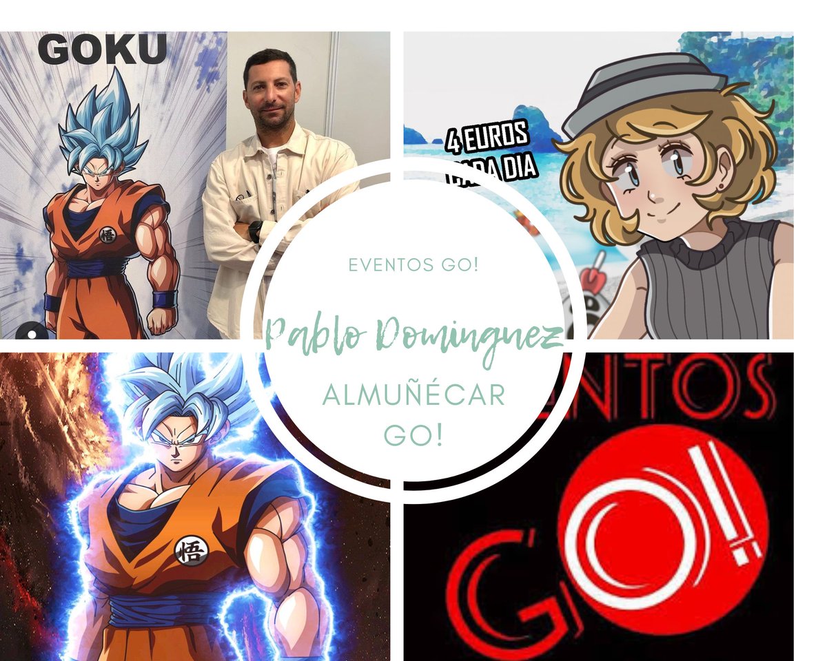 Os queremos recordar que la voz de Goku en #dragonballsuper el gran <a href="/PabloDLagares/">Pablo D.Lagares🐲</a> estará en #almuñecargo