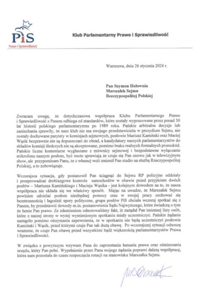 Mariusz Błaszczak tweet media