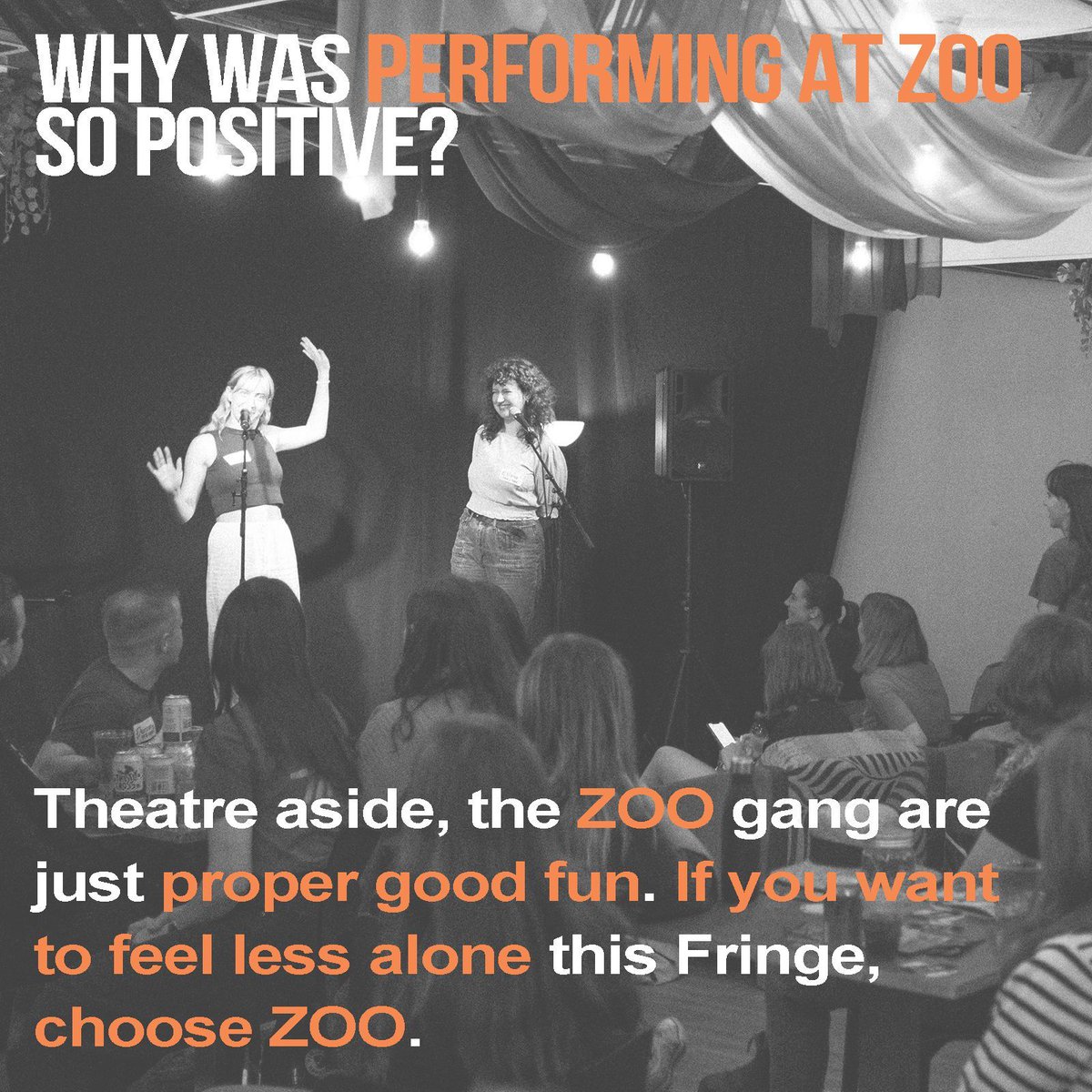 We're open for applications for incredible #theatre #dance and #circus to join us for #ZOO24 at #edfringe and here's @PINCHYtheatre on what made their experience performing End of the World at ZOO Playground so positive. More Info and Apply via buff.ly/3w0AJez