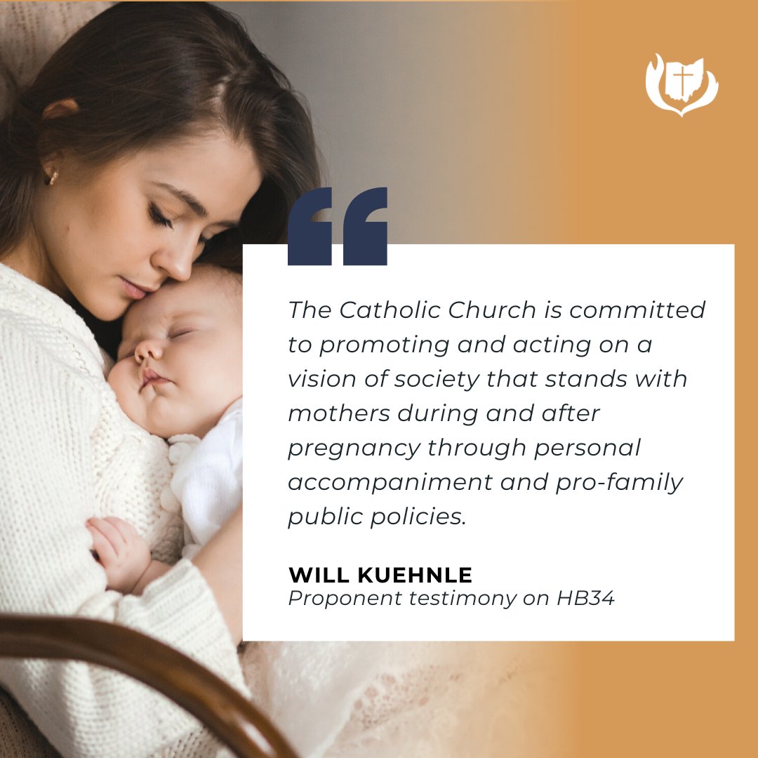 On Wednesday, CCO testified on House Bill 34 which would exempt breast-feeding mothers from jury duty. CCO remains committed to promoting public policies that support mothers and families. 

#ohiocatholics #hb34 #advocacy #profamily #supportingmoms #prowomen #catholic